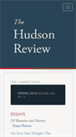 Mobile Screenshot of hudsonreview.com